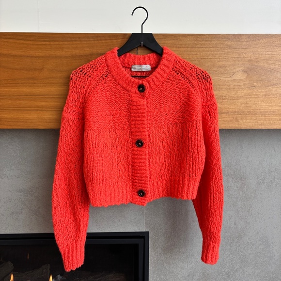 Everlane The Lofty Knit Merino Wool
Alpaca Sweater Amber Orange, Size XS - Picture 4 of 15